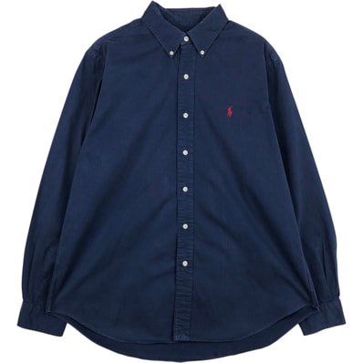 古着 ラルフローレン Ralph Lauren CLASSIC FIT 長袖 ボタンダウンシャツ メンズL相当/eaa643436