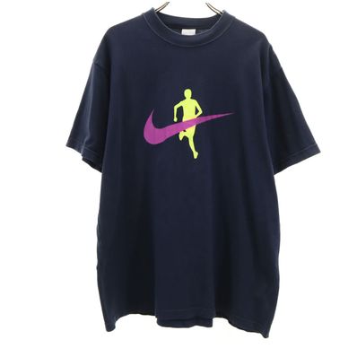 NIKE ナイキ 半袖 Tシャツ L ネイビー