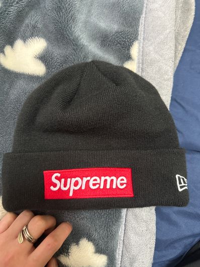 Supreme New Era Box Logo Beanie "Black"