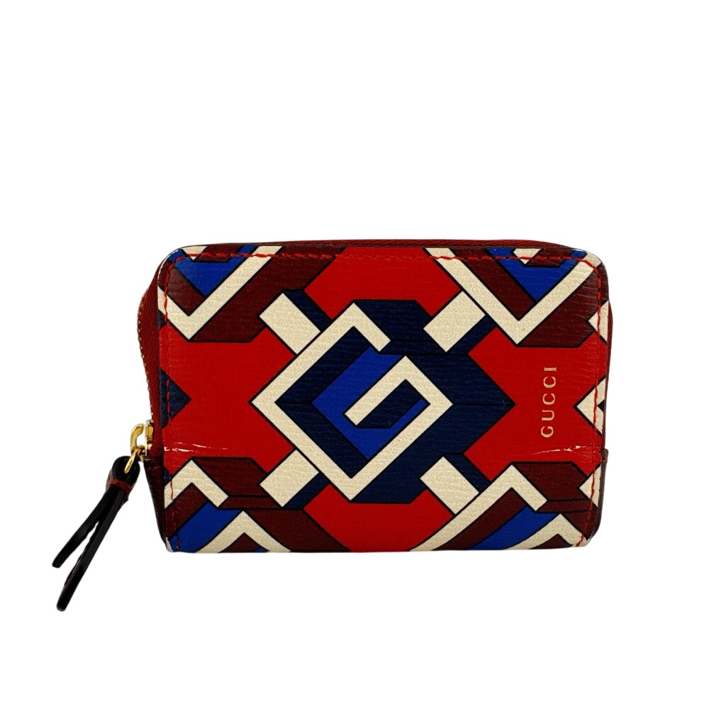 グッチ GUCCI カードケース ジメオトリック 662294 レッド