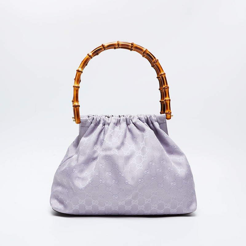グッチ GUCCI GG キャンバス バンブー ショルダーバッグ【中古】