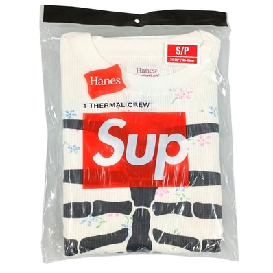 SUPREME シュプリーム 26AW HANES BONES THERMAL CREW (1P) 長袖Tシャツ 45230