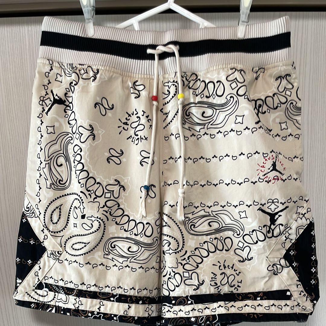 Travis Scott x Air Jordan Brand M J TS Short "Orewood/Black"