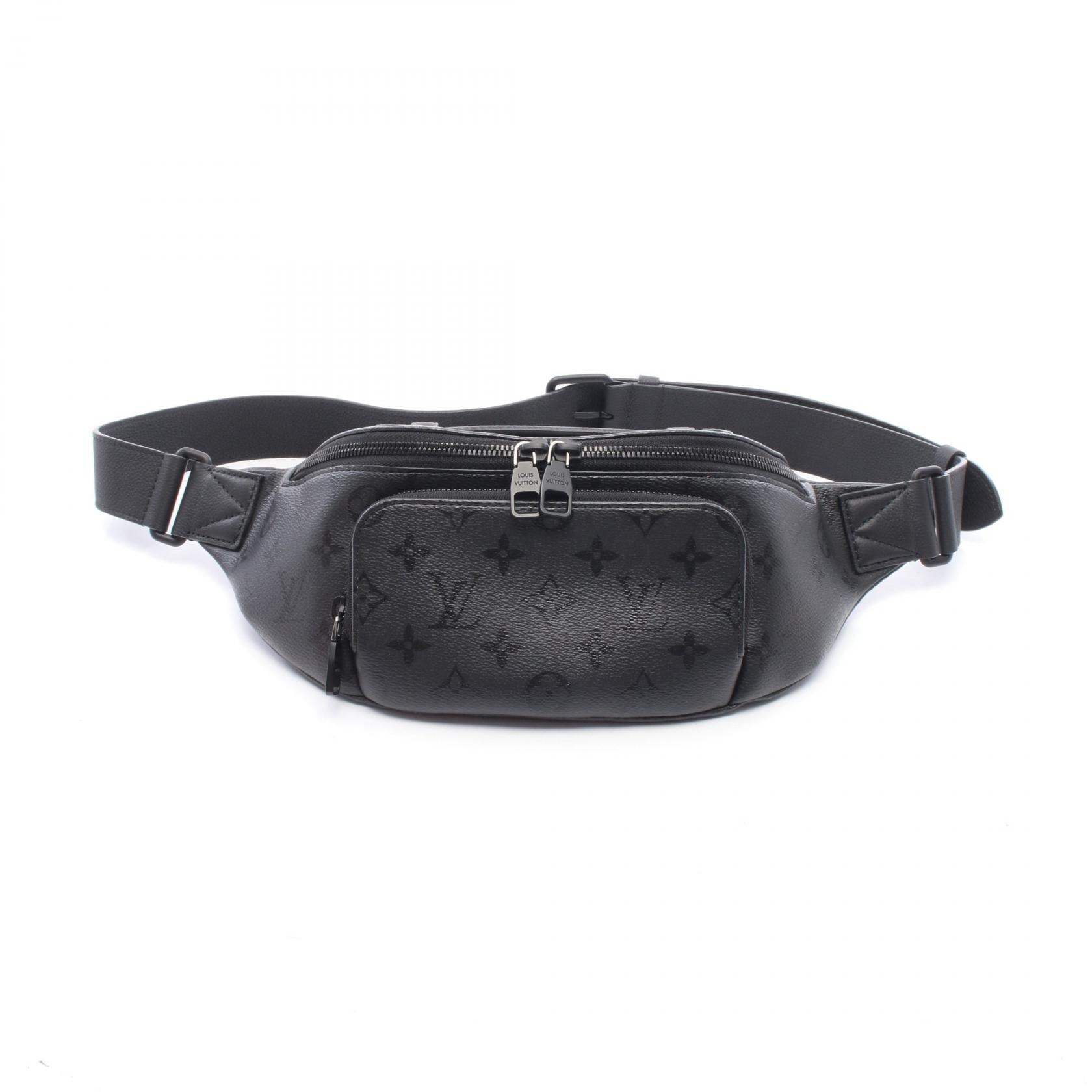 ルイ・ヴィトン LOUIS VUITTON ラッシュ バムバッグ モノグラムミッドナイト リュックサック バックパック バッグ レザー メンズ ブラック系 M26763 【中古】