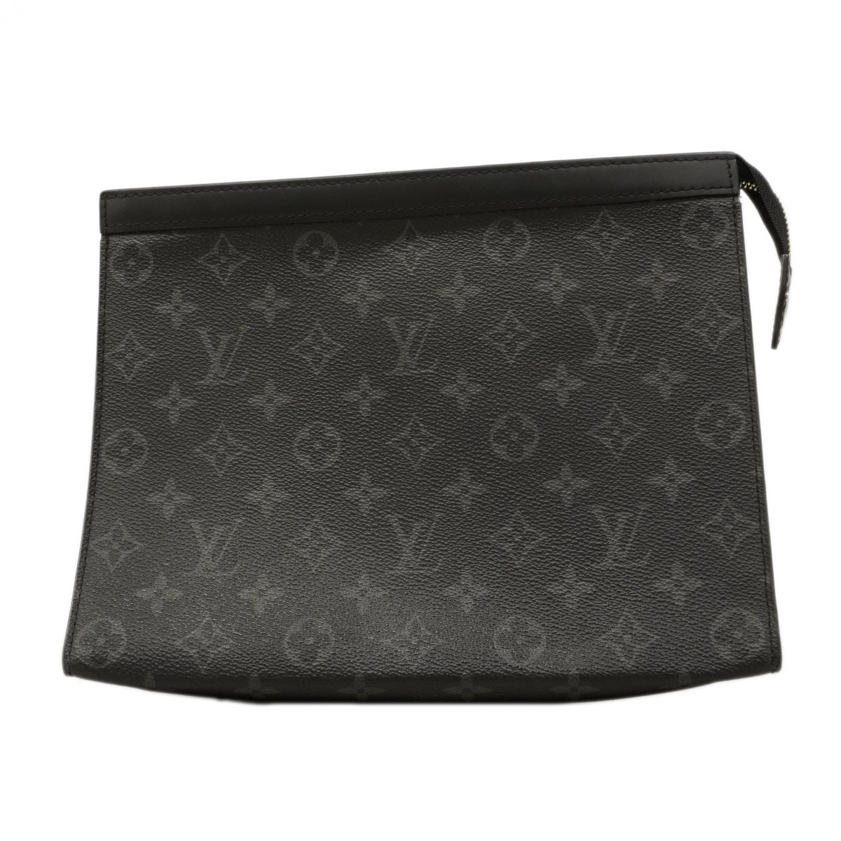 【6ce6443-k】ルイヴィトン クラッチバッグ モノグラム・エクリプス ポシェットヴォワヤージュMM M61692 ブラック【中古】メンズ