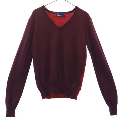 FRED PERRY 長袖 Vネック セーター