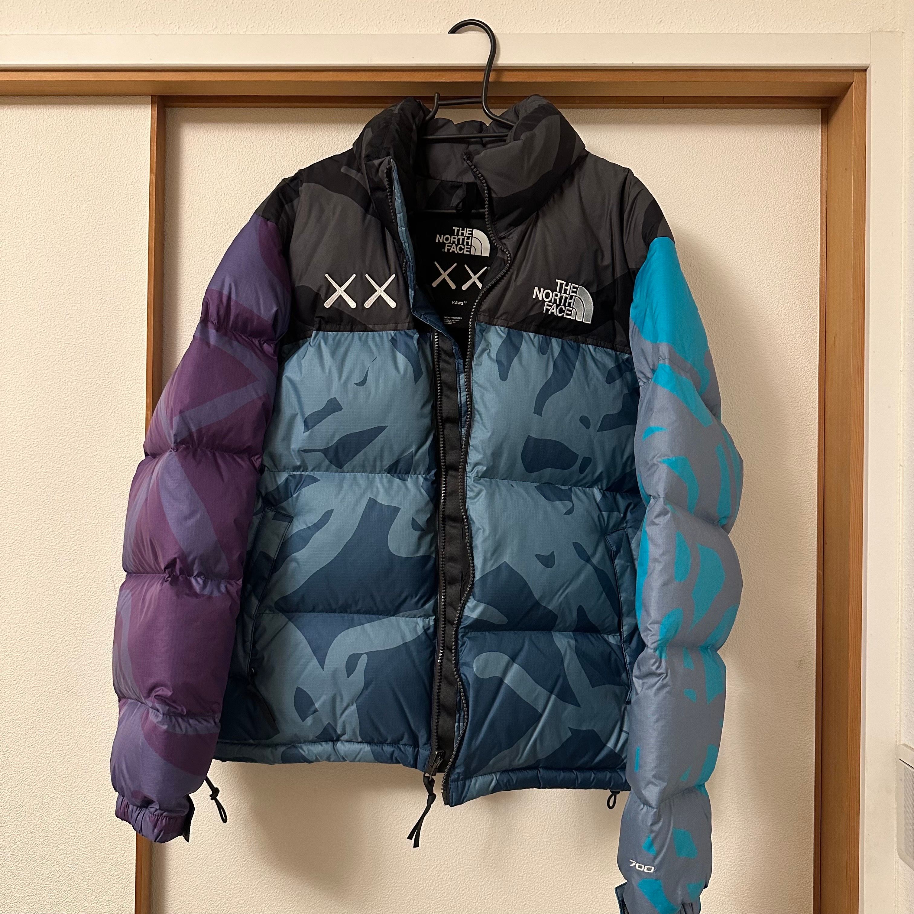 The North Face Kaws Nuptse Jacket "Blue Purple"