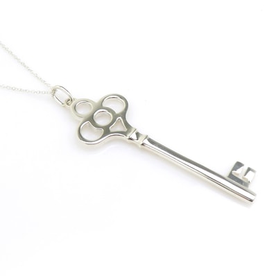 ティファニー TIFFANY&Co. ネックレス クラウンキー シルバー925 シルバー レディース【中古】 h32328