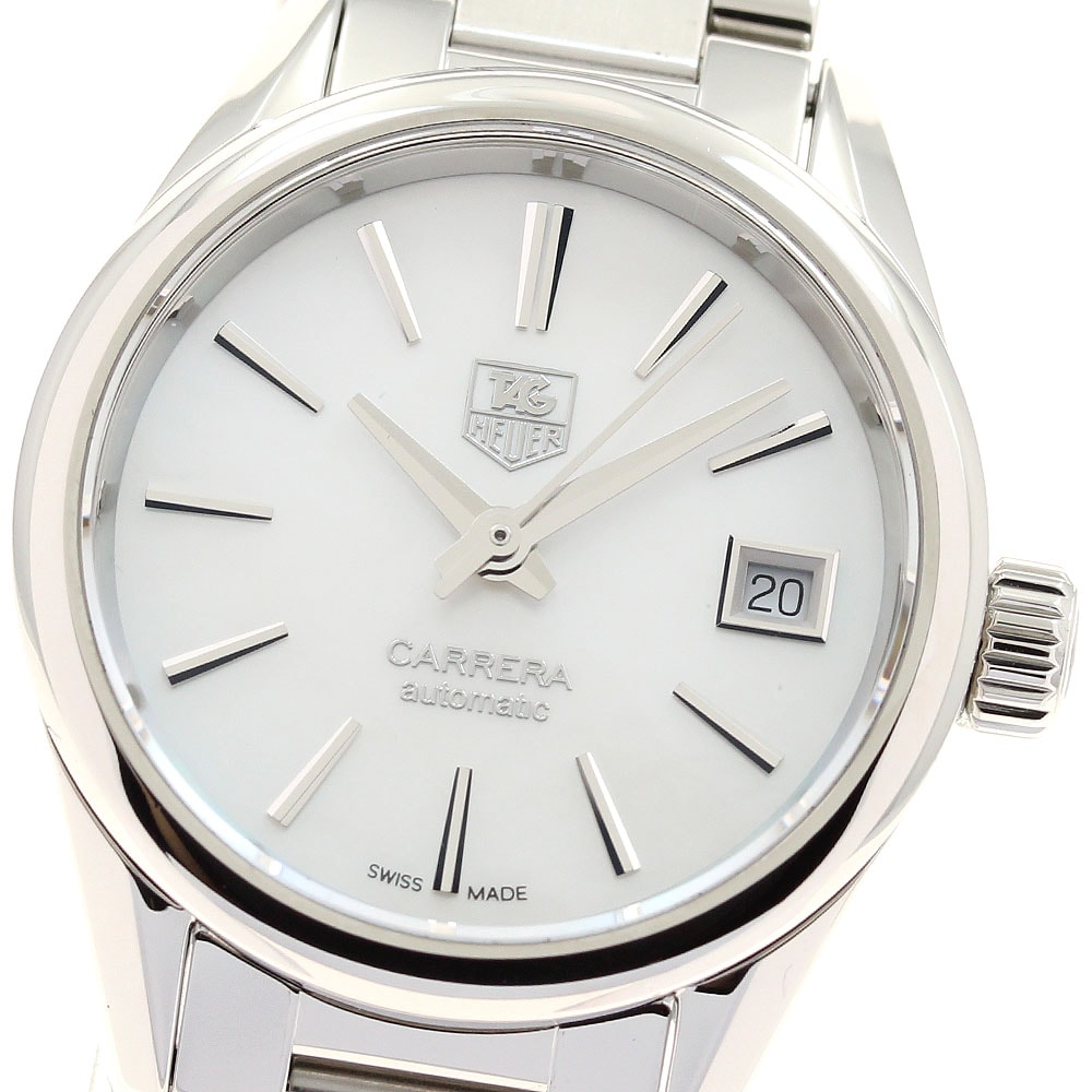 ☆良品  タグホイヤー カレラ デイト WAR2411-3 レディース 【中古】