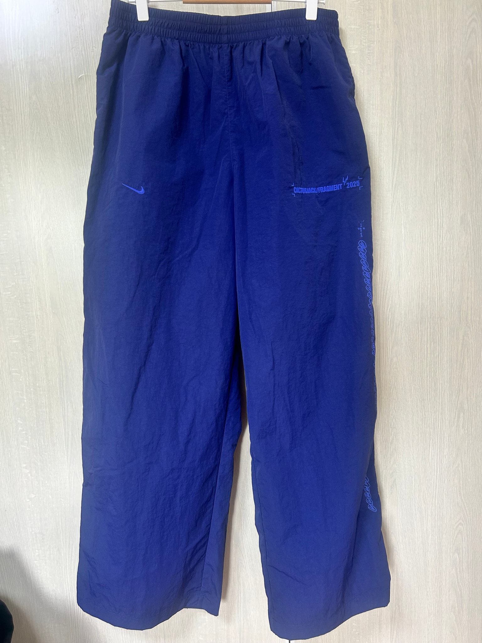 Travis Scott Cactus Jack x Fragment x Nike Tokyo Windbreaker Pants "Navy"