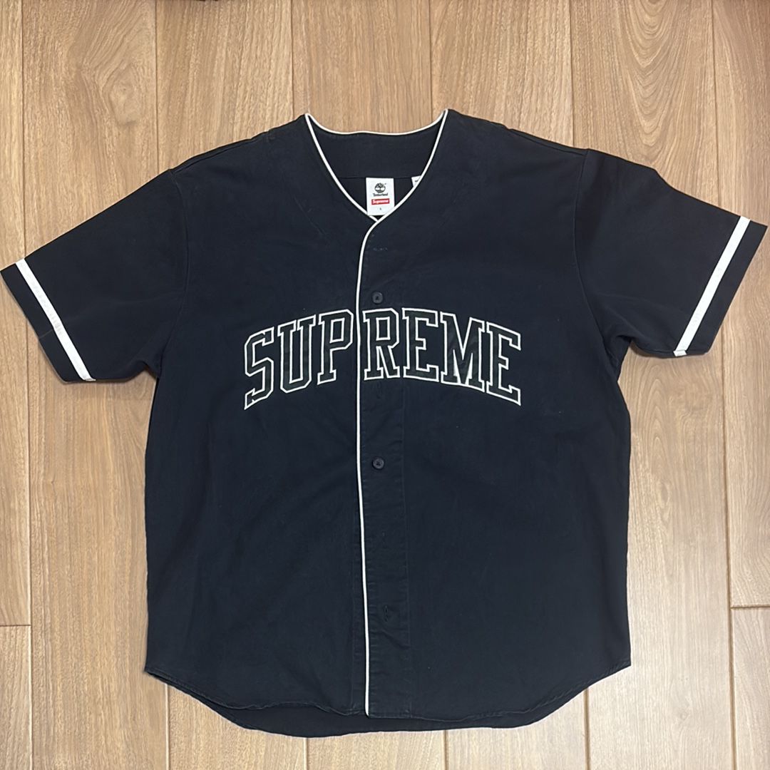 Supreme / Timberland Baseball Jersey "Black"