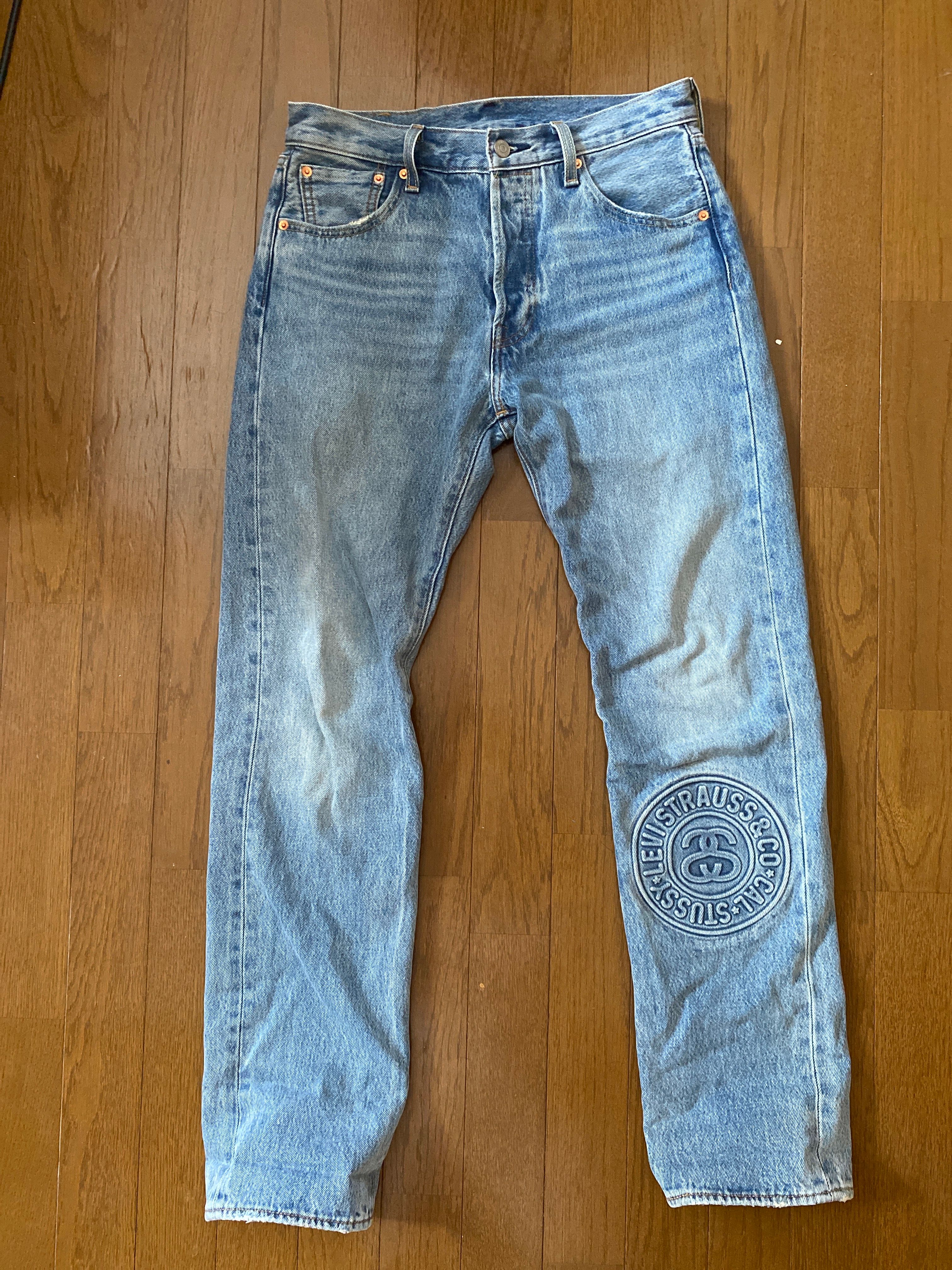 Stussy × LEVI'S Embossed 501 "Denim" A52180000