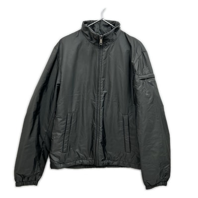 プラダスポーツ SGH278 三角プレート ナイロンジャケット カーキ 48