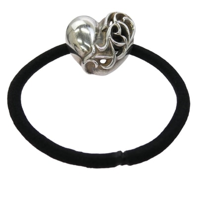 Chrome Hearts Hair Band # 2 Heart Bracelet "Black"