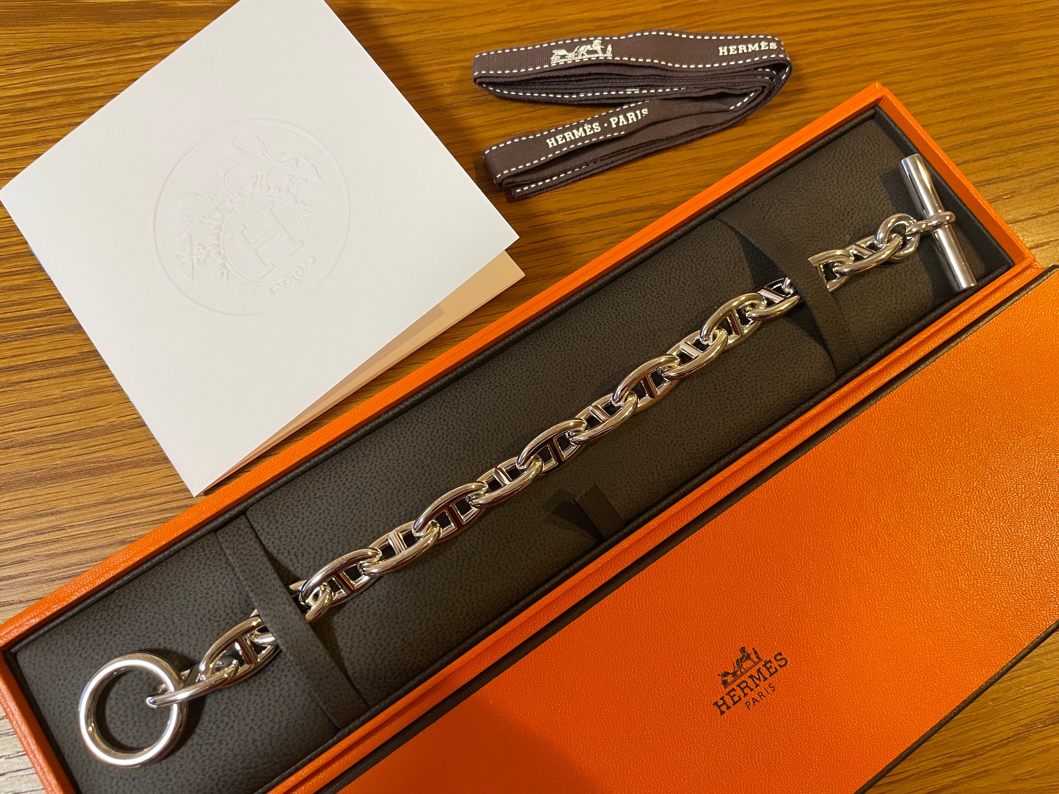 Hermes Chaine D'ancre GM Bracelet "Silver"