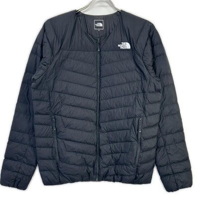 ノースフェイス NY82313 ブラック Thunder Roundneck サンダーラウンドネックダウンジャケット M