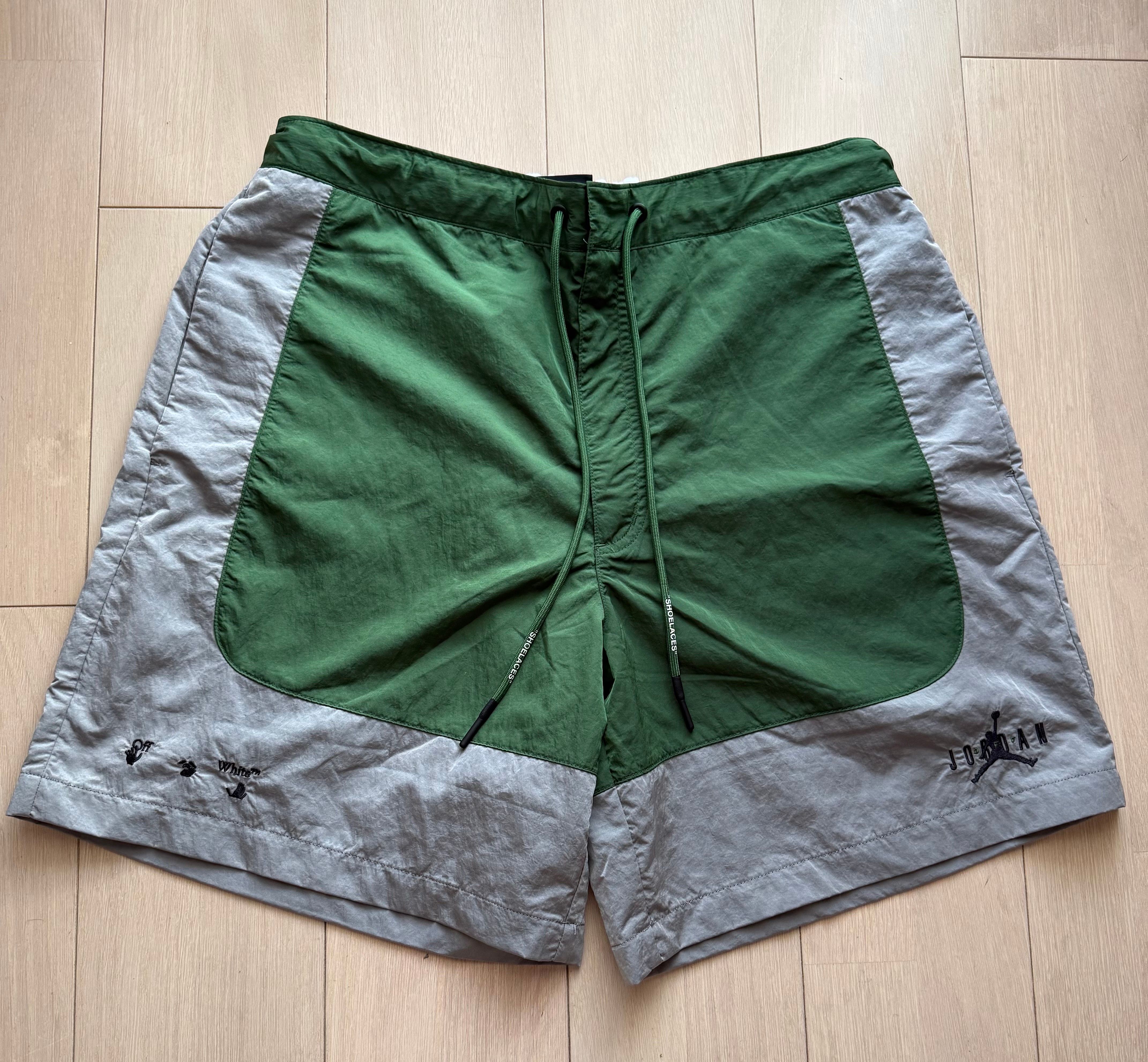 Air Jordan Off-WhiteTM️ Men's Short Pants "Green"
