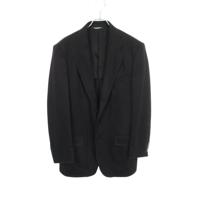 ドルチェアンドガッバーナ DOLCE & GABBANA テーラードジャケット 衣料品 アウター ナイロン レーヨン メンズ ブラック系 【中古】
