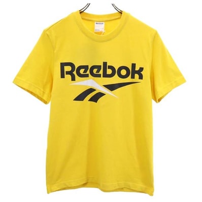 未使用 Reebok リーボック 半袖 Tシャツ S イエロー系