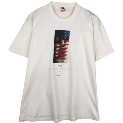 古着 90年代 フルーツオブザルーム FRUIT OF THE LOOM 星条旗柄 フォトTシャツ USA製 メンズXL相当 ヴィンテージ/eaa657705