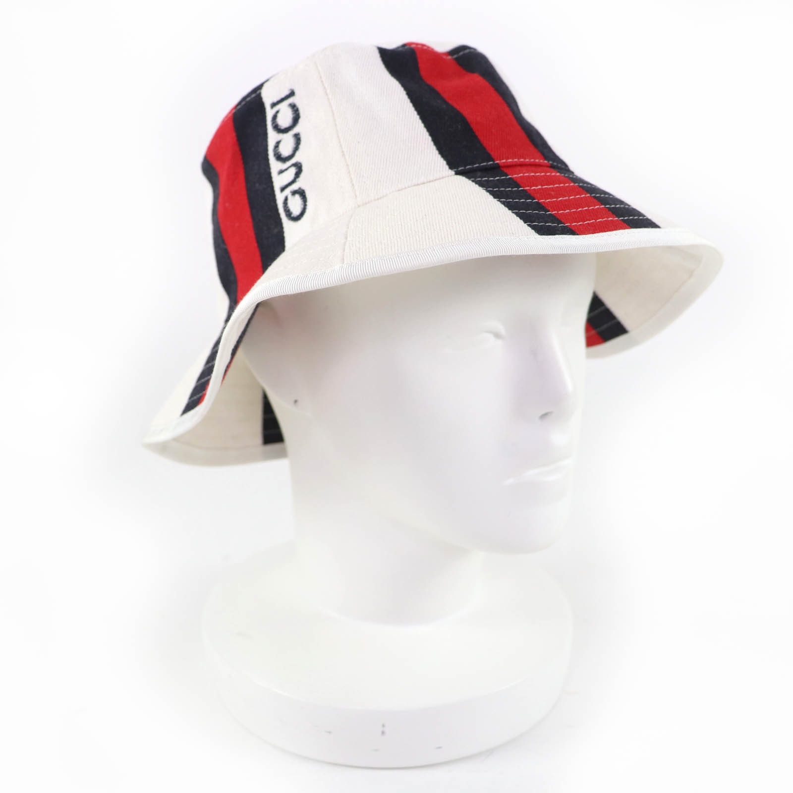 未使用品 グッチ ハット ホワイト系 レディース S 788561