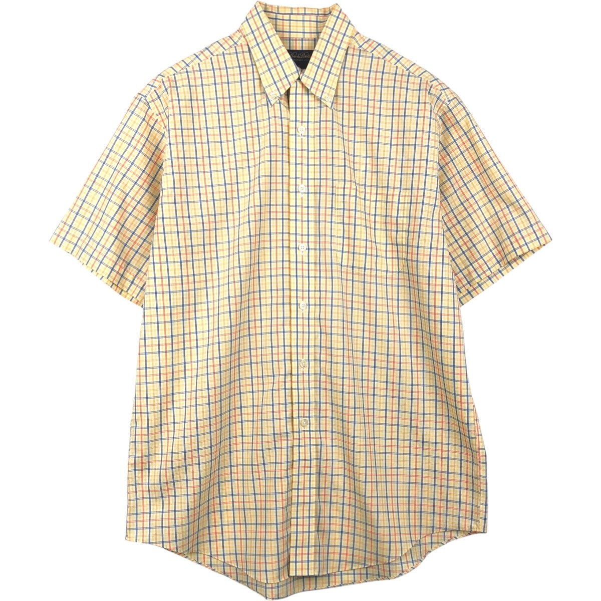 D (傷や汚れあり)】古着 ブルックスブラザーズ Brooks Brothers 半袖