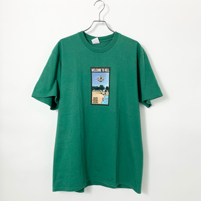 Supreme x Toy Machine Welcome To Hell Tee "Light Pine"