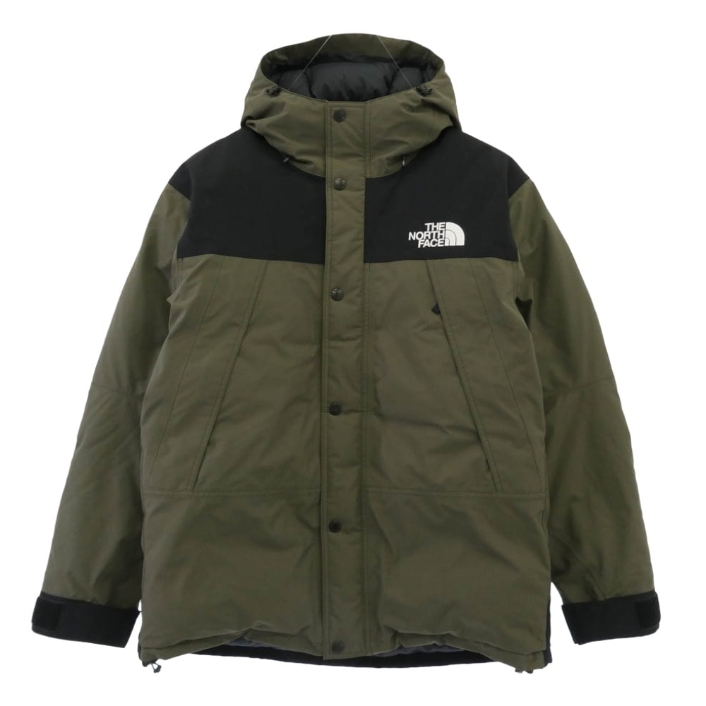 THE NORTH FACE ノースフェイス ダウンジャケット ND91930 Mountain Down Jacket マウンテン ダウンジャケット カーキ系 XL【中古】