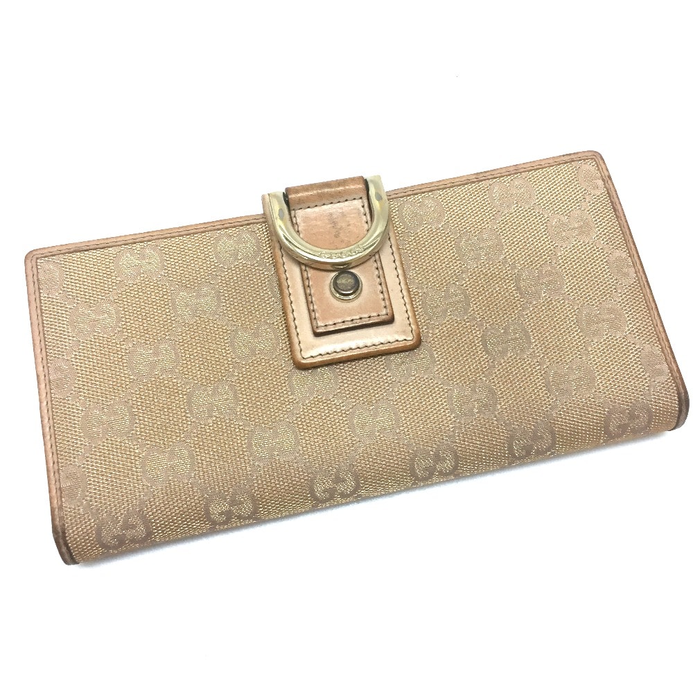 グッチ GUCCI NEW ABBEY(ニューアビー)  141412 GGキャンバス 2つ折り長財布 財布 長財布 ウォレット 長財布 GGキャンバス ピンクベージュ