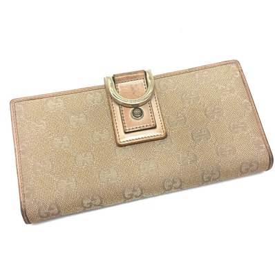 グッチ GUCCI NEW ABBEY(ニューアビー) 141412 GGキャンバス 2つ折り長財布 財布 長財布 ウォレット 長財布 GGキャンバス ピンクベージュ
