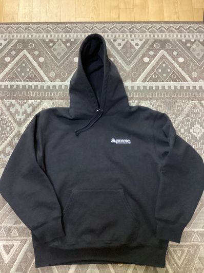 Supreme Worldwide Hooded Sweatshirt "Black"