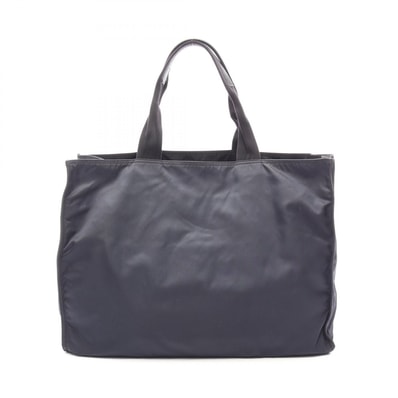 プラダ PRADA トートバッグ バッグ ナイロン サフィアーノレザー メンズ レディース ネイビー系 / ブラック系 【中古】