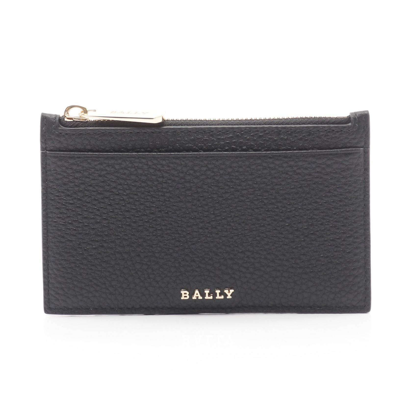 バリー BALLY ZANDHY コインケース 財布 レザー レディース ブラック系 【中古】