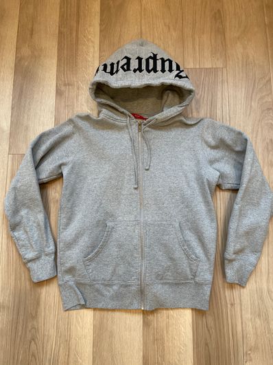 Supreme Old English Hood Logo Zip Up