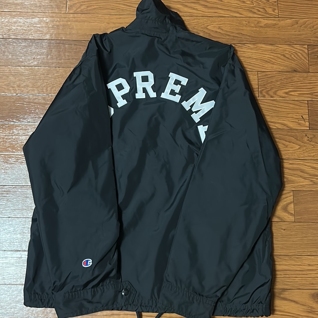 Supreme x Champion Coaches Jacket "Black"
