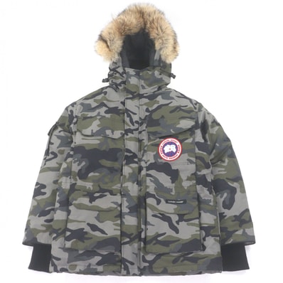 極美品 カナダグース ダウンジャケット カーキ メンズ XS