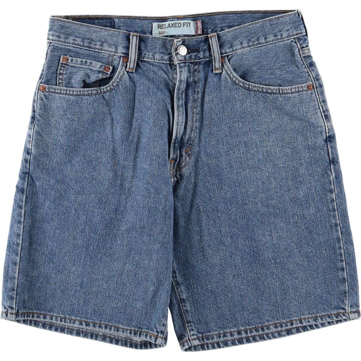 古着 リーバイス Levi's 550 RELAXED FIT デニムショーツ ショートパンツ メンズw33相当/eaa555061
