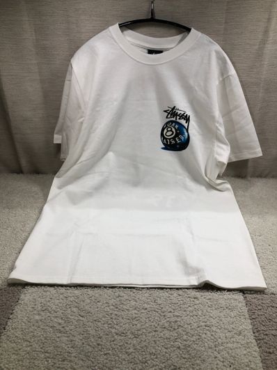 Stussy Born x Raised 8 Ball Tee "White"