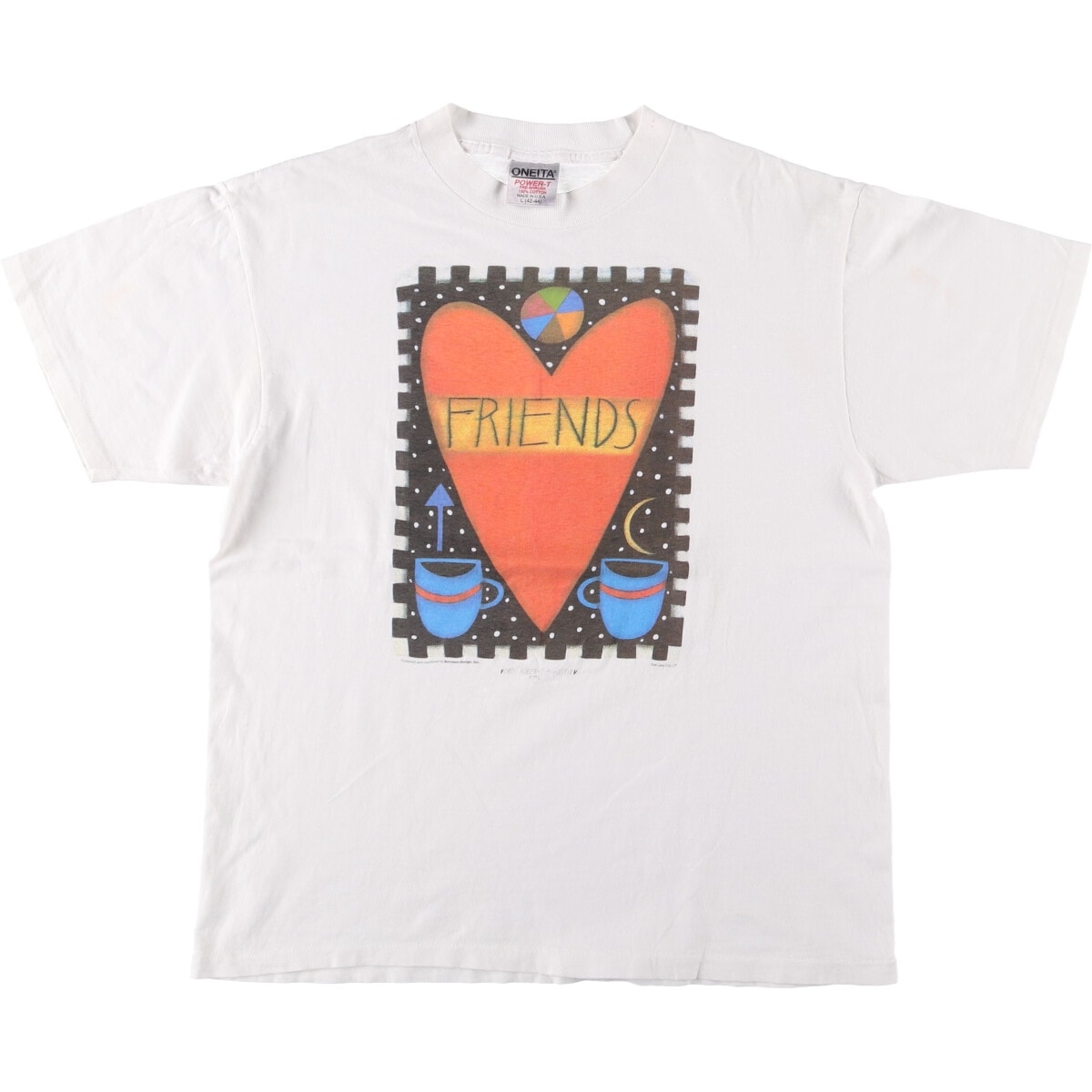 古着 90年代 オニータ ONEITA POWER-T プリントTシャツ USA製 メンズXL相当 ヴィンテージ/eaa583695