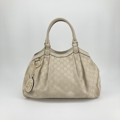 GUCCI(グッチ) グッチシマ スーキー トートバッグ ベージュ