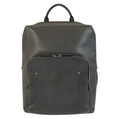 美品 LOUIS VUITTON ルイヴィトン タイガ グリゴリ アルドワーズ ブラック シルバー金具 レザー バックパック デイパック 600139 【中古】