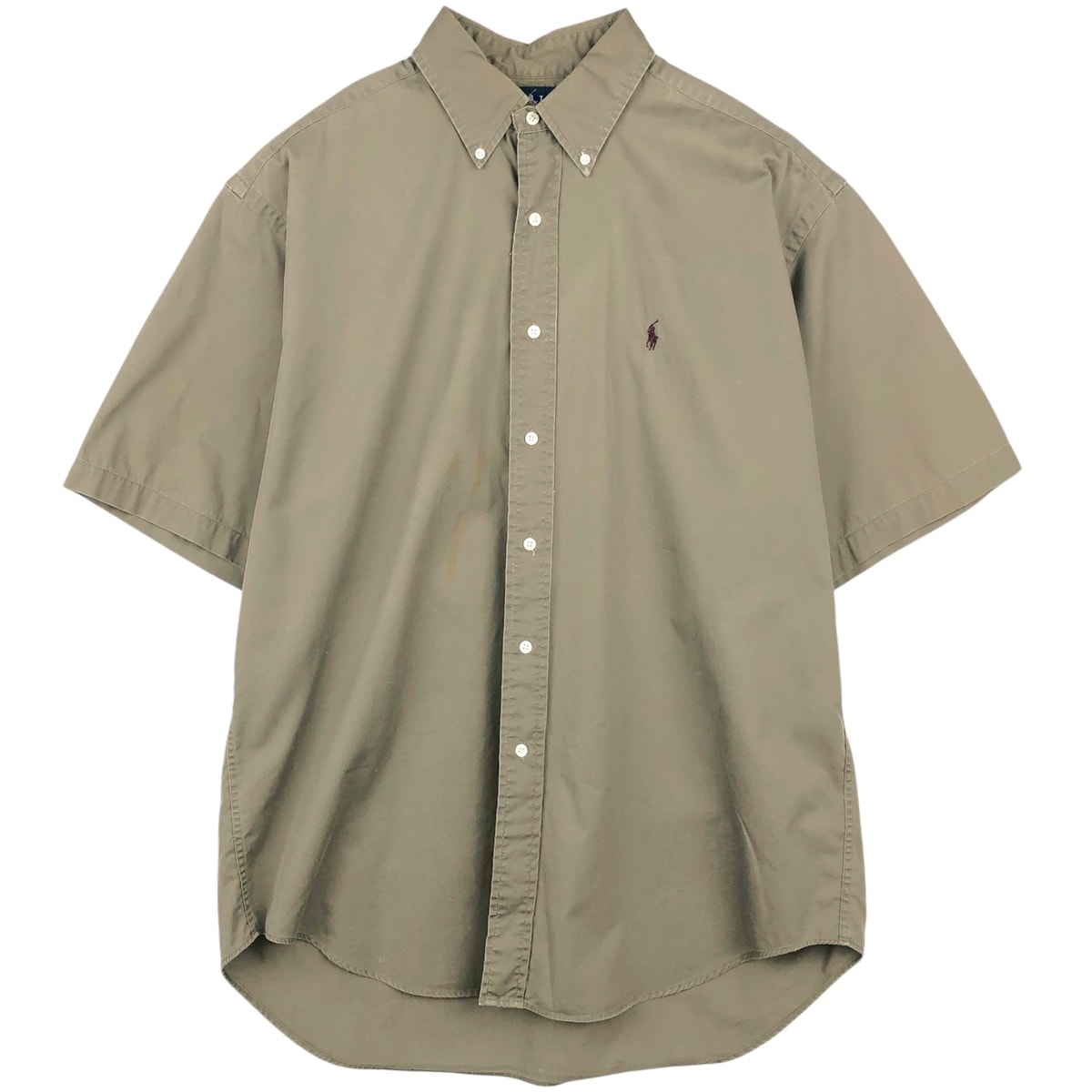 古着 ラルフローレン Ralph Lauren BLAKE 半袖 ボタンダウンシャツ メンズL相当/eaa641047