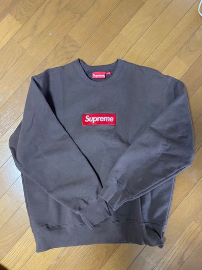 Supreme Box Logo Crewneck "Brown" (22FW)