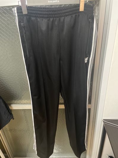 FREAK'S STORE x NEEDLES Track Pant Poly Smooth "Black"