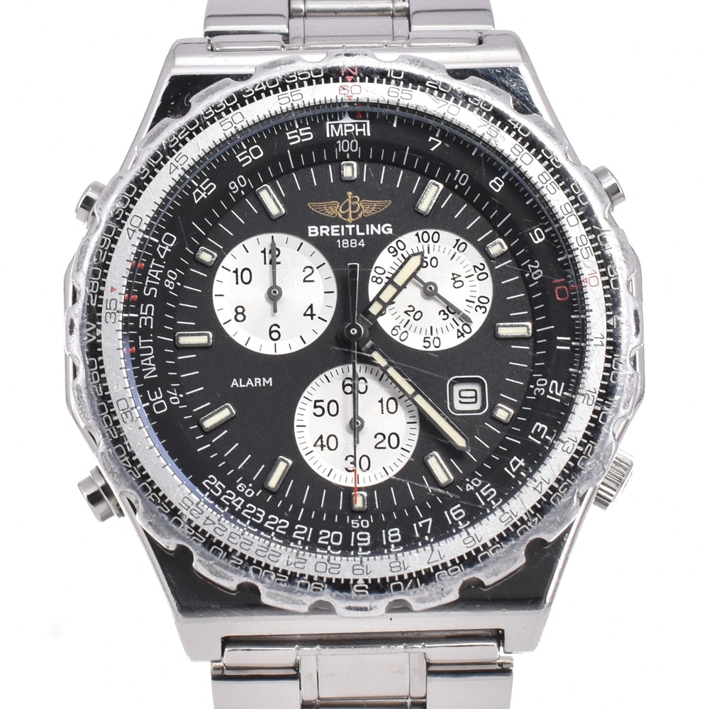 値下 ブライトリング BREITLING A59028 ジュピターパイロット クォーツ メンズ 箱付き M#145283