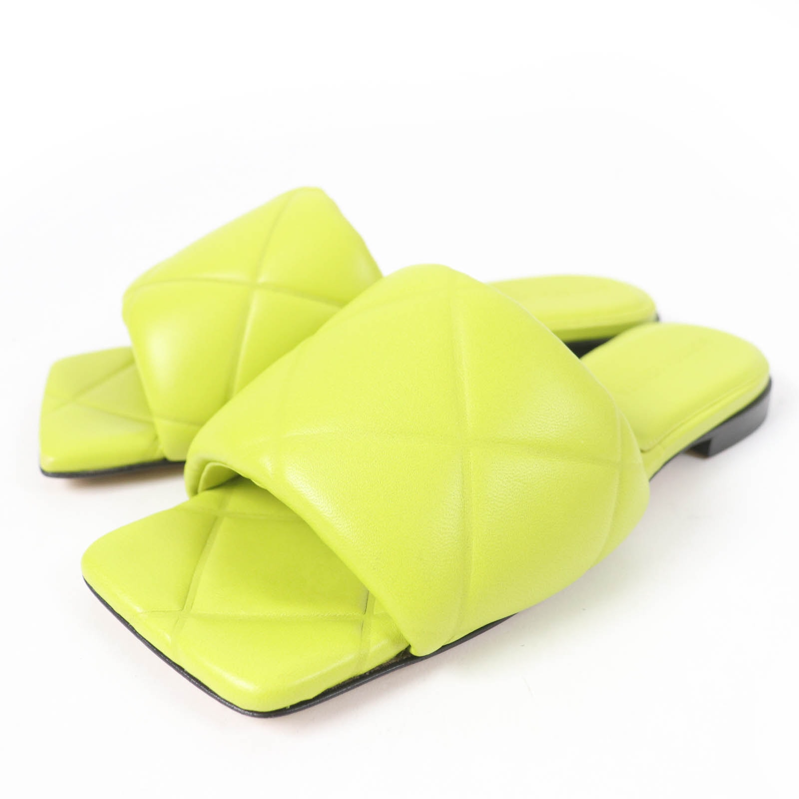 未使用品 ボッテガヴェネタ
 ミュール リド ライトグリーン レディース 35 608853