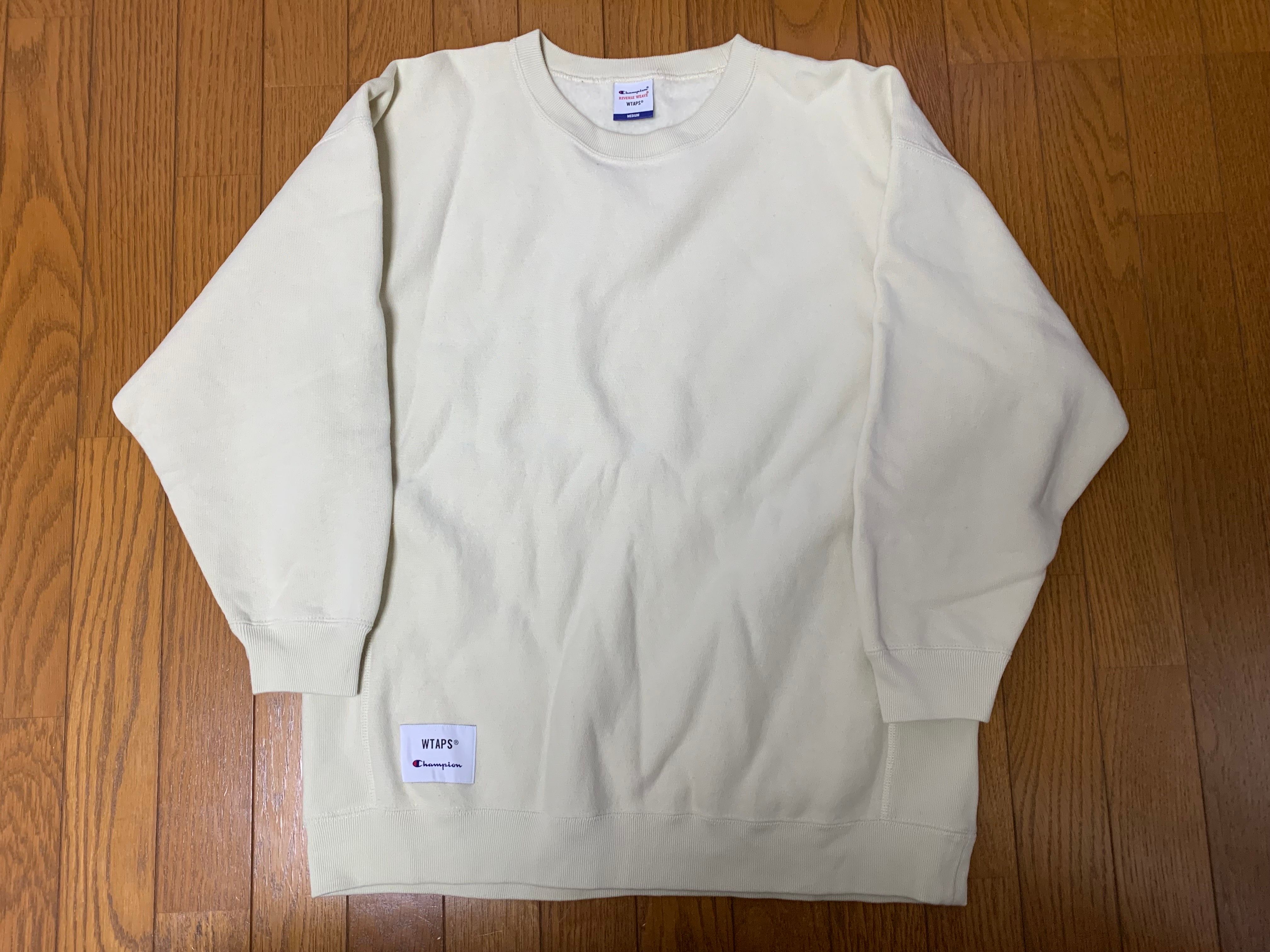 Wtaps ACADEMY / CREW NECK / COTTON. CHAMPION. REVERSE WEAVE "Sand"(782)