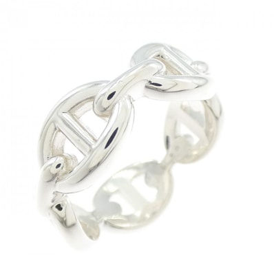 Hermes Chaine D'ancre Enchainee Ring PM "Silver"