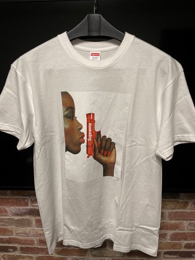 Supreme Water Pistol Tee "White"
