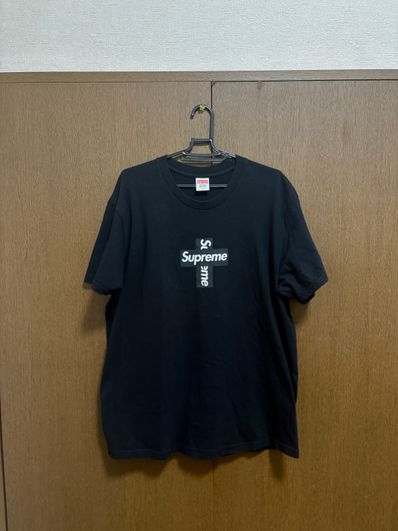 Supreme Cross Box Logo Tee "Black"